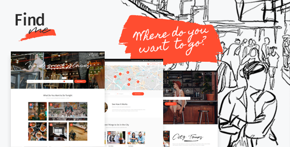 FindMe - Directory Listing WordPress Theme