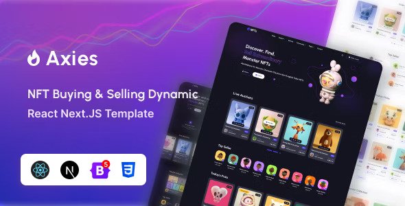 Axies - NFT Marketplace NextJs Template