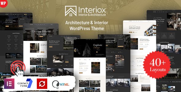 Interiox - Architecture Interior WordPress