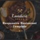 Lambert - Restaurant / Cafe / Pub Template