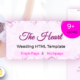The Heart - Modern Onepage & Multipage Wedding Template