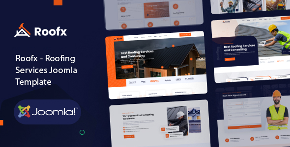 Roofx - Joomla 6 Roofing Services Template | Construction