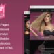 Fashion Vogue - HTML Template for Model Agency and Portfolio with Page Builder