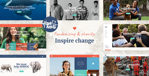 HaveHeart - Fundraising and Charity WordPress Theme