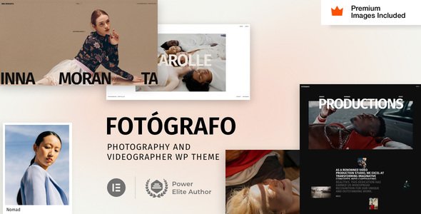 Fotógrafo - Photography Video Production WordPress Theme