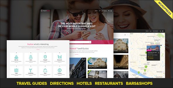 TRAVELGUIDE - Guides, Places and Directions WordPress Theme
