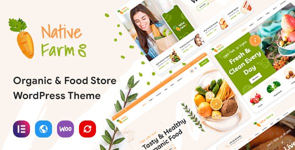 NativeFarm - Organic & Healthy Food WordPress Theme