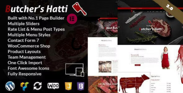 Butcher's Hatti - Butcher & Meat Shop Woocommerce WordPress Theme