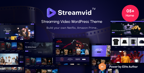 StreamVid - Movie Video Streaming WordPress Theme