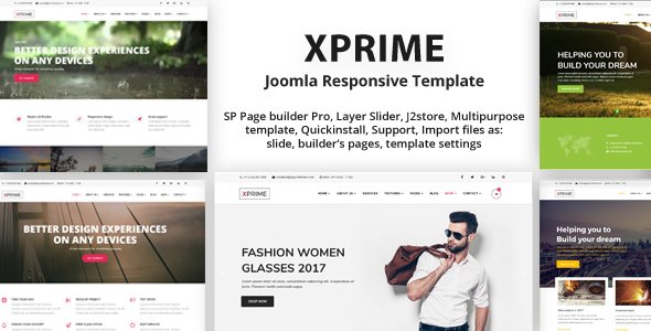 XPRIME - Joomla 6 Creative & Business Services Template