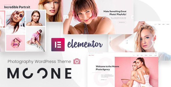 Moone - Photography Agency WordPress Theme