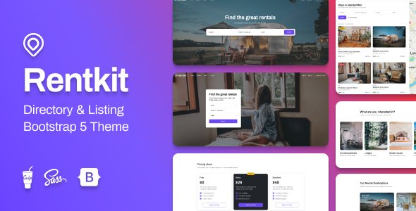 Rentkit - Directory & Listing Bootstrap 5 Theme