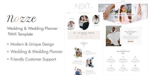 Nozze - Wedding & Wedding Planner Next Js Template