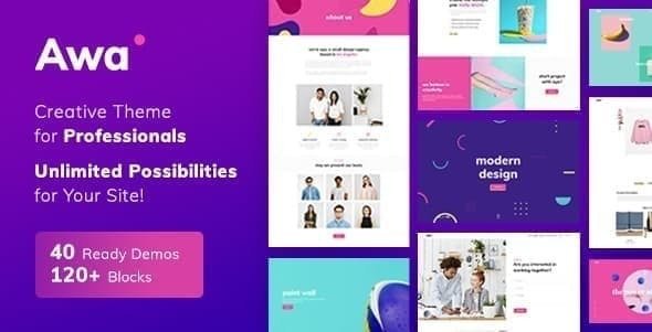 Portfolio Awa | WordPress Theme