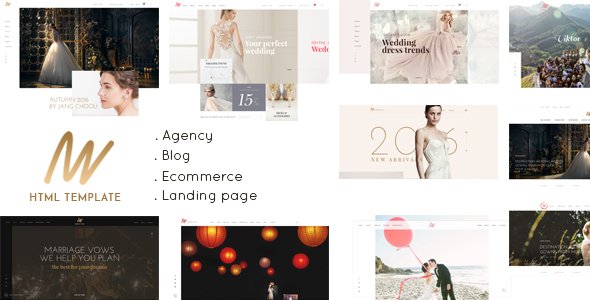 The VOW - Wedding Responsive HTML Template
