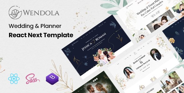 Wendola - Wedding & Planner React NextJs Template
