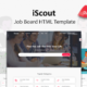 iScout - Job Board HTML Template