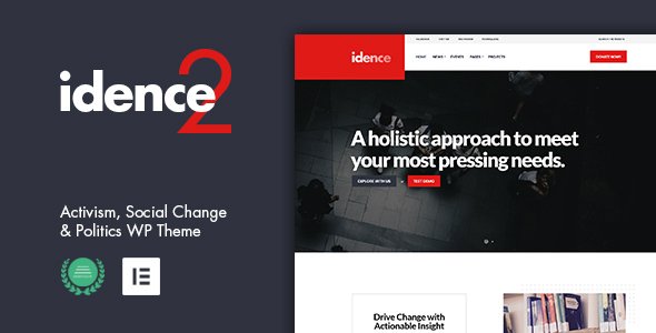 Idence - Activism WordPress Theme