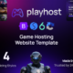 Game Hosting Server Website Template - Playhost