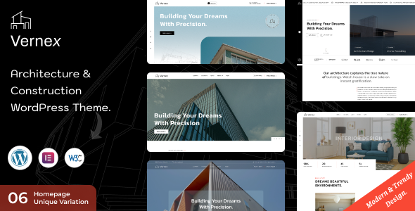Vernex - Architecture & Construction WordPress Theme