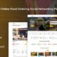 Natto - Online Food Ordering Social Networking Psd Template