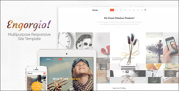 Engorgio | Web Design Agency Responsive Site Template