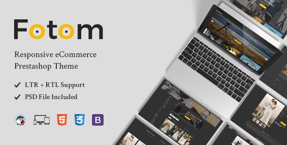 Fotom - Photography Responsive Prestashop Theme