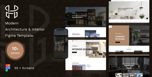 Hellix - Modern Architecture & Interior Figma Template