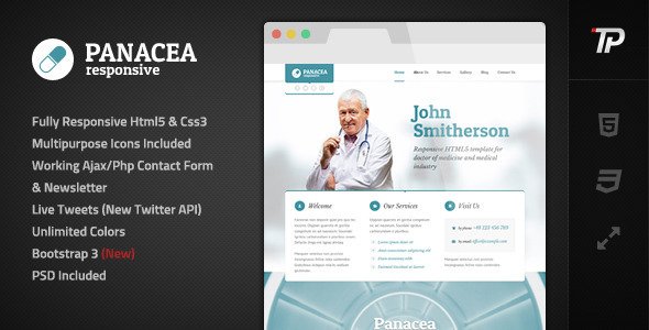 Panacea - Responsive Parallax HTML Template