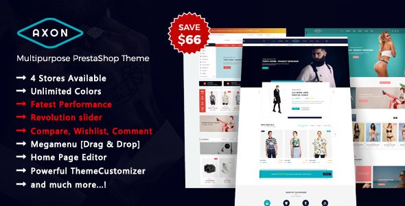 Axon - Multipurpose Responsive Prestashop 1.7 Theme