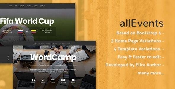 Events, Conference, Tourism, Music, Sport | all Options Theme