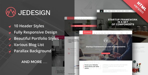 Jedesign - Multi-Purpose HTML Template
