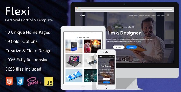 Flexi - Personal Portfolio HTML5 Template