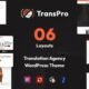 TransPro - Translation Bureau & Interpreting Services WordPress Theme
