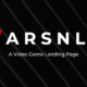 ARSNL - Video Game Landing Page
