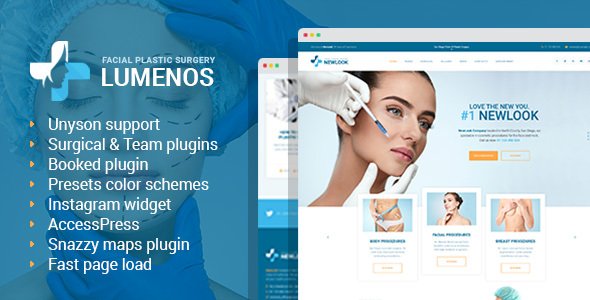 Lumenos - Plastic Surgery Clinic WordPress Theme