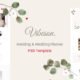 Vibeson - Wedding PSD Template
