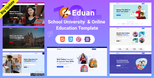 Eduan – Education, LMS & Online Course HTML Template