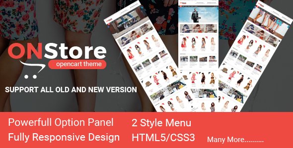 ONStore Responsive OpenCart Theme