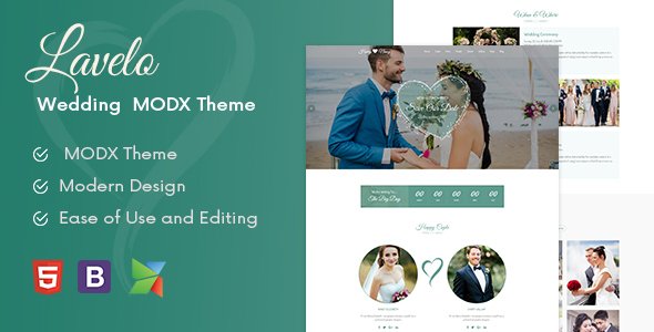Lavelo – Wedding MODX Theme