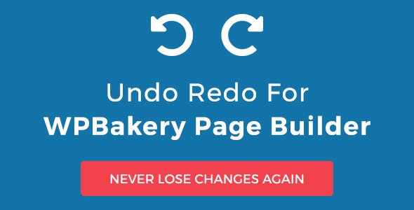 Undo Redo for WPBakery Page Builder