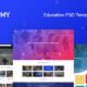 Edumy - LMS Online Education Course & School PSD Template