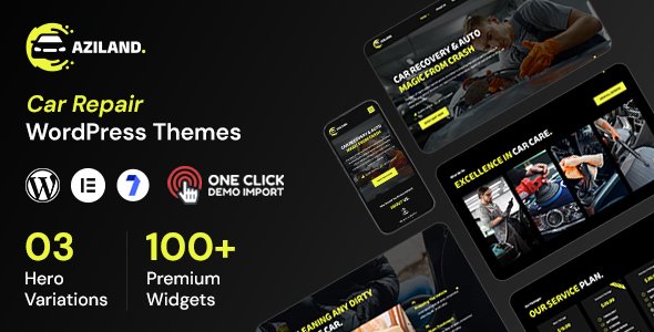 Aziland - Car Service WordPress Themes