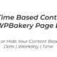 Time Based Content For WPBakery Page Builder