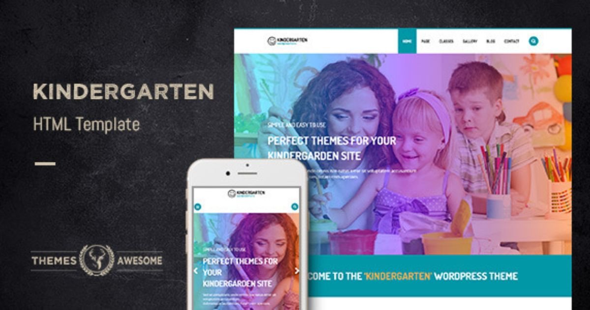 Kindergarten Website Templates 