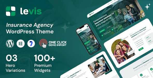 Levis - Insurance Company WordPress Theme
