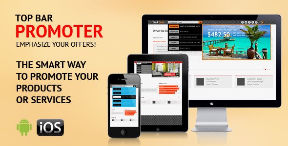 Top Bar Offers Promoter – Services and Products