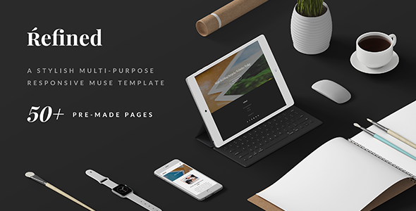 Refined - Responsive Multi-Purpose Muse Template