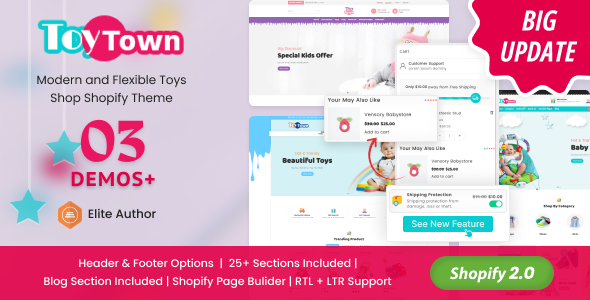 Toytown - Kids Clothing & Toys Shopify Theme