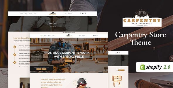 Carpentry - Wooden Furniture Store Shopify